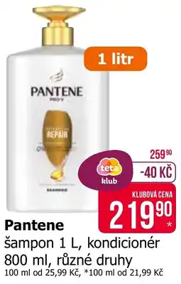 Teta Pantene šampon kondicionér nabídka
