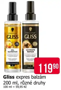 Teta Gliss expres balzám nabídka