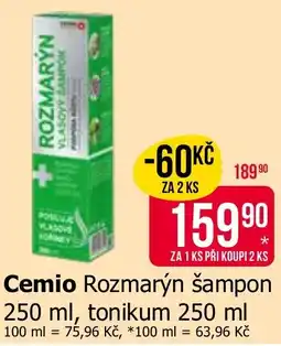 Teta Cemio Rozmarýn šampon nabídka