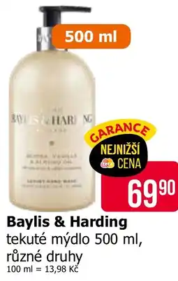 Teta Baylis & Harding tekuté mýdlo nabídka