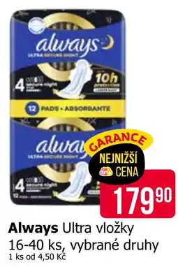 Teta Always Ultra vložky nabídka