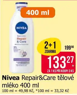 Teta Nivea Repair&Care tělové mléko nabídka