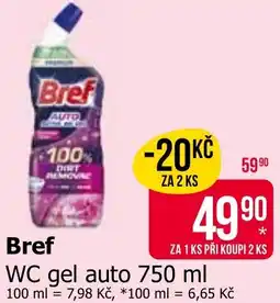 Teta Bref WC gel auto 750 ml nabídka