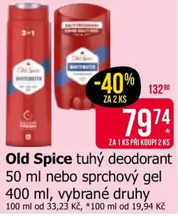 Teta Old Spice tuhý deodorant nabídka