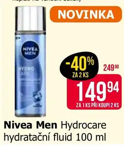 Teta Nivea Men Hydrocare nabídka