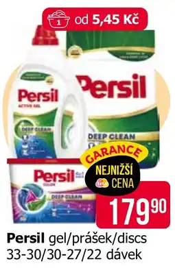 Teta Persil gel/prášek/discs nabídka