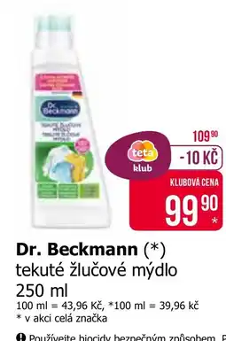 Teta Dr. Beckmann tekuté žlučové mýdlo nabídka