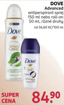 Rossmann Dove Advanced antiperspirant sprej nabídka