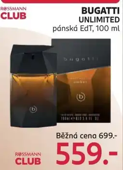 Rossmann Bugatti unlimited nabídka