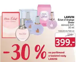 Rossmann Lanvin Éclat d'Arpège Sheer nabídka