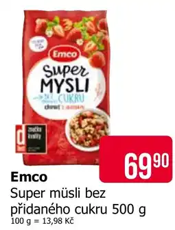Teta Emco Super müsli bez přidaného cukru nabídka