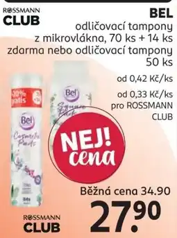 Rossmann Bel odličovací tampony nabídka