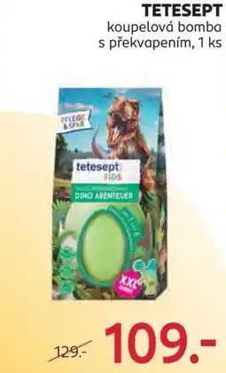 Rossmann Tetesept koupelová bomba s překvapením nabídka