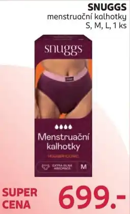 Rossmann Snuggs menstruační kalhotky nabídka