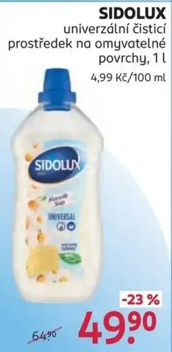 Rossmann Sidolux univerzální čistící prostředek na omyvatelné povrchy nabídka