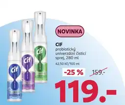 Rossmann Cif probiotický univerzální čistící sprej nabídka