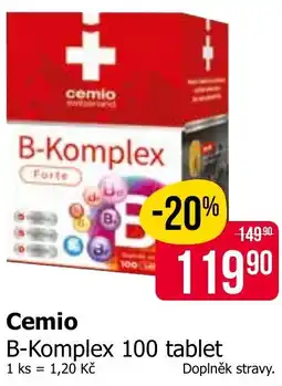 Teta Cemio B-Komplex 100 tablet nabídka