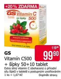 Teta GS Vitamín C500 nabídka