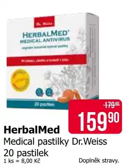 Teta HerbalMed Medical pastilky Dr.Weiss nabídka