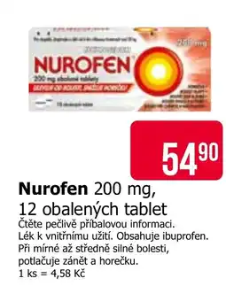 Teta Nurofen 200 mg nabídka