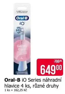 Teta Oral-B iO Series náhradní hlavice nabídka