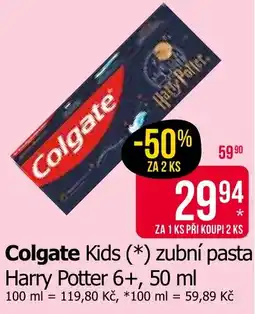 Teta Colgate Kids zubní pasta Harry Potter nabídka