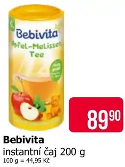 Teta Bebivita instantní čaj nabídka