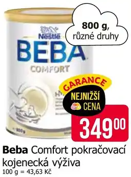 Teta Nestle Beba Comfort nabídka