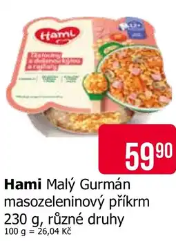 Teta Hami Malý Gurmán masozeleninový příkrm nabídka