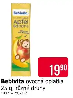 Teta Bebivita ovocná oplatka nabídka