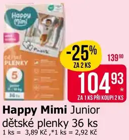 Teta Happy Mimi Junior dětské plenky 36 ks nabídka