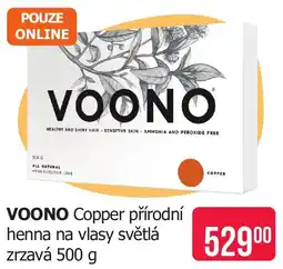 Teta Voono Copper přírodní henna na vlasy světlá zrzavá nabídka