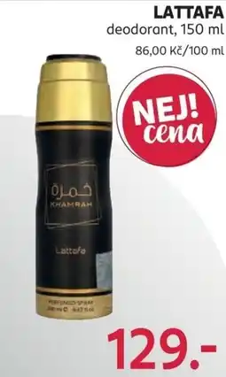 Rossmann Lattafa deodorant nabídka