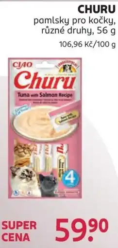 Rossmann Churu pamlsky pro kočky nabídka