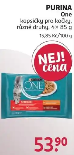 Rossmann Purina One kapsičky pro kočky nabídka