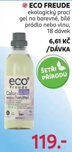Rossmann Eco Freude ekologický prací gel na barevné, bílé prádlo nebo vlnu nabídka