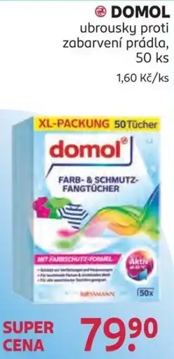 Rossmann Domol ubrousky proti zabarvení prádla nabídka