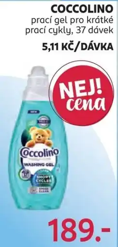 Rossmann Coccolino prací gel pro krátké prací cykly nabídka