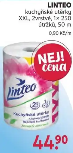 Rossmann Linteo kuchyňské utěrky nabídka