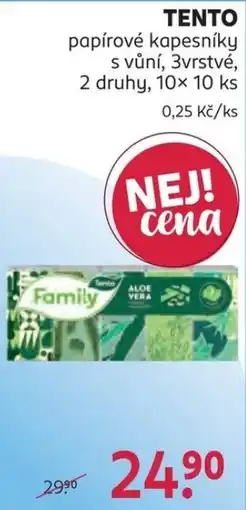 Rossmann Tento papírové kapesníky s vůní nabídka