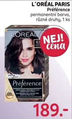 Rossmann L'oréal paris préférence nabídka