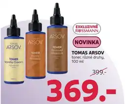 Rossmann Tomas arsov toner, různé druhy nabídka