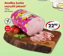 CBA Amálka šunka nabídka