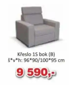Křeslo 1S bok (B)