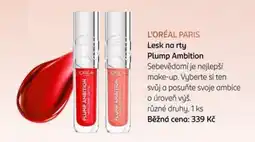 Rossmann L'Oréal Paris Lesk na rty Plump Ambition nabídka