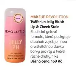 Rossmann Makeup revolution tvářenka jelly blush lip & cheek stain nabídka