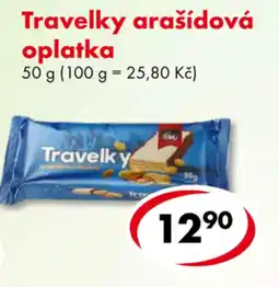 CBA Travelky arašídová oplatka nabídka