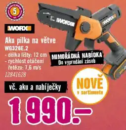 Hornbach Worx aku pilka na větve wg326e.2 nabídka