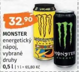 Konzum Monster energetický nápoj nabídka