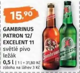 Konzum Gambrinus patron 12/ excelent 11 nabídka